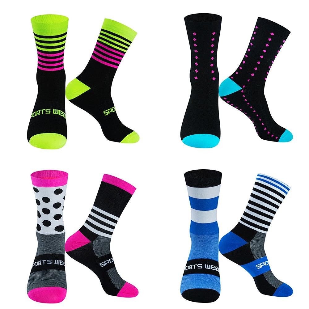 Modern Unisex Cycling Socks For Men And Women Outdoor Sports Socks Bike Footwear for Road Bike Running Basketball Sports Socks For Cycling - ALLURELATION - 500, adult socks men sport socks, basketball socks, bike socks, compression men socks, cycling socks, footbal socks, footwear, gym socks nylon socks for men, running socks, socks, socks for men, sport, unisex socks - Stevvex.com