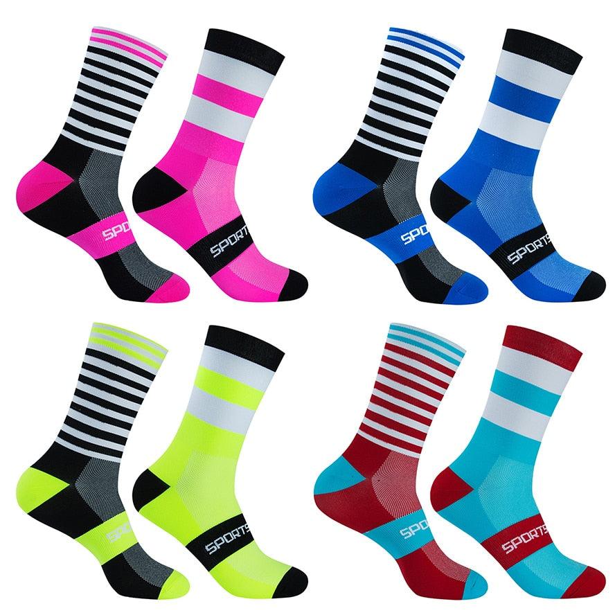 Modern Unisex Cycling Socks For Men And Women Outdoor Sports Socks Bike Footwear for Road Bike Running Basketball Sports Socks For Cycling - ALLURELATION - 500, adult socks men sport socks, basketball socks, bike socks, compression men socks, cycling socks, footbal socks, footwear, gym socks nylon socks for men, running socks, socks, socks for men, sport, unisex socks - Stevvex.com