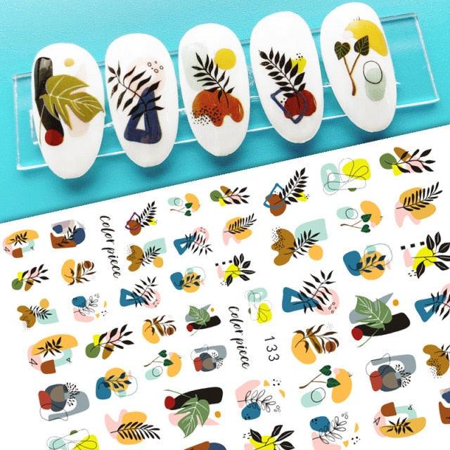 Nail Stickers Cute Rabbit Nail Art Decorations No Face Man Nail Sliders For Manicure Women Kids Girls Manicure Decoration Nail Art Supplies 3D Self-Adhesive Nail Decals Designer Nail Stickers for Acrylic Nails