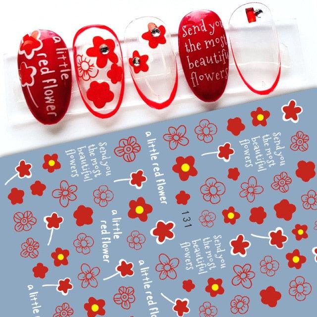 Nail Stickers Cute Rabbit Nail Art Decorations No Face Man Nail Sliders For Manicure Women Kids Girls Manicure Decoration Nail Art Supplies 3D Self-Adhesive Nail Decals Designer Nail Stickers for Acrylic Nails