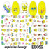 Nail Stickers Cute Rabbit Nail Art Decorations No Face Man Sliders For Manicure Cute Cartoon Nail Art Sticker Decals for Women Kids Girls Manicure Decoration Nail Art Supplies 3D Self-Adhesive Nail Decals Designer Nail Stickers for Acrylic Nails
