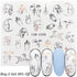 Nail Watermark Decals Sexy lips Middle finger Sexy girl Water Transfer Slider Russia Words Manicure Tattoos Sliders For Manicure Women Kids Girls Manicure Decoration Nail Art Supplies 3D Self-Adhesive Nail Decals Designer Nail Stickers for Acrylic Nails