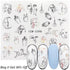Nail Watermark Decals Sexy lips Middle finger Sexy girl Water Transfer Slider Russia Words Manicure Tattoos Sliders For Manicure Women Kids Girls Manicure Decoration Nail Art Supplies 3D Self-Adhesive Nail Decals Designer Nail Stickers for Acrylic Nails