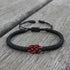 National Style Lucky Red String Bracelet Handmade Braided Knot Charm Bracelets For Women Men Red Bracelet Protection Red Cord Bracelet Adjustable Braided Knot Bracelet