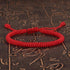 National Style Lucky Red String Bracelet Handmade Braided Knot Charm Bracelets For Women Men Red Bracelet Protection Red Cord Bracelet Adjustable Braided Knot Bracelet