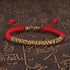 National Style Lucky Red String Bracelet Handmade Braided Knot Charm Bracelets For Women Men Red Bracelet Protection Red Cord Bracelet Adjustable Braided Knot Bracelet