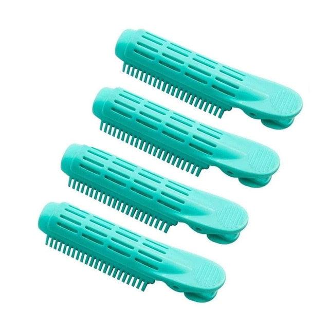 Natural Fluffy Hair Clip Curly Hair Plastic Hair Root Fluffy Clip Bangs Hair Styling Clip Candy Color Hairpins Curly Hair Styling Tool Hair Rollers Small And Easy to Carry Hair Accessories