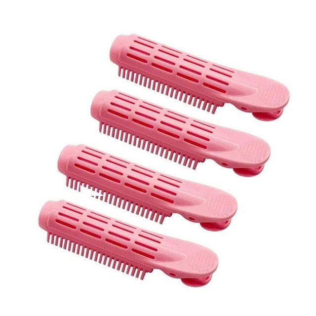 Natural Fluffy Hair Clip Curly Hair Plastic Hair Root Fluffy Clip Bangs Hair Styling Clip Candy Color Hairpins Curly Hair Styling Tool Hair Rollers Small And Easy to Carry Hair Accessories