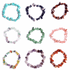 Natural Lucky Stone Beads Bracelet Multiple Colors Bracelets Beautiful Crystal Bracelets Natural Gemstone Crystal Stretch Bracelets Distance Energy Bracelet For Women Girls