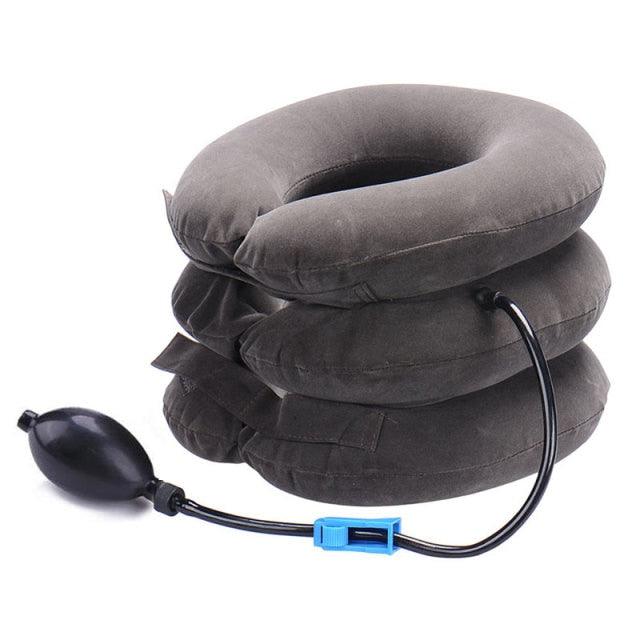 Neck Pillow Home Office Travel Pillow 3-layered Air Inflatable Vertebra Auxiliary Tools Neck Support Assistant Pillow Travel Pillow 3-layered Air Inflatable Vertebra Auxiliary Tools Neck Support Assistant Pillow Air Adjustable and Inflatable Neck