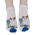 New 3D Print Funny Cute Cartoon Kitten Unisex Short Socks Creative Colorful Multiple Cat Face Happy Low Ankle Socks For Men And Women