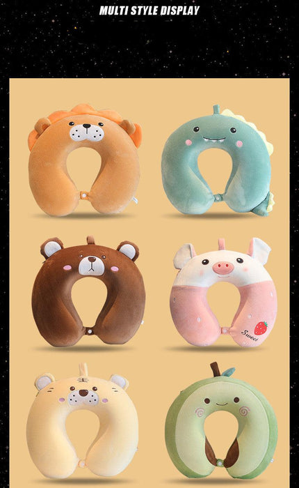 New Animal Memory Cotton U-shaped Pillow Car Neck Pillow Noon Rest Pillow Plane Travel PillowKids Neck Travel Pillows Cute U-Shaped Animal Pillow for Cars Planes Boys Girls Child Gift Ideas - ALLURELATION - 552, Animal Pillow, Car Neck Pillow, Car Pillow, Car Pillows, Cotton Pillow, Cotton U-shaped Pillow, Neck Pillow, Noon Pillow, Noon Rest Pillow, Rest Pillow, Travel Pillows, U-shaped Pillow - Stevvex.com