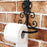 New Arrival Classic Bathroom accessories Vintage Iron Toilet Paper Towel Roll Holder Bathroom Wall Mount Rack Toilet Paper Roll Holder Cast Iron Wall Mounted Toilet Tissue Holder  European Victorian Design