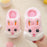 New Autumn Winter Children's Cotton Slippers Cute Home Warm Non-slip Baby Fur Slippers Fashion Home Soft Slippers Memory Foam Indoor Comfy Fuzzy Knitted Slip On Cotton Slippers