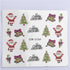 New Christmas Water Decal Nail Art Nail sticker New Year Slider Tattoo Full Cover Santa Claus Snowman Designs Xmas Decals 3D Wave Design Decoration for Women Girls Tape Nail Art Stickers Decal Decoration  Nail Art Accessories Decoration Decal