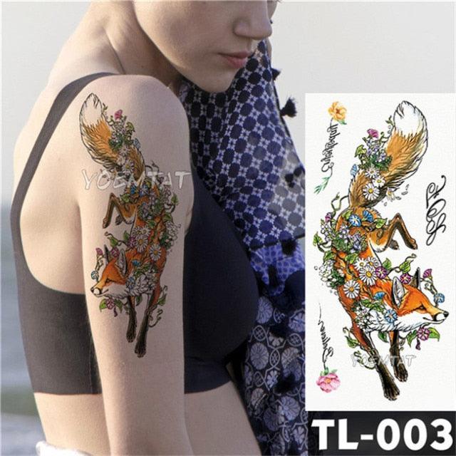 New Colorful And Black Womens Tattoo Temporary Flower Waterproof Elegant Modern Tattoo Realistic Design - STEVVEX Beauty - 103, 3D Tattoo, Animal Tattoo, Arm Tattoo, Beauty, Big Tattoo, Bird Tattoo, Black Tattoos, Body Tattoo, Butterfly Tattoo, Colorful Tattoo, Different Tattoo, Fashion Tattoo, Flower Tattoo, Girls Tattoo, Hand Tattoo, Lavender Tattoo, Leg Tattoo, Luxury Tattoo, Modern Tattoo, Stylish Tattoo, Tattoo, Waterproof Tattoo, Wedding Tattoo, Wolf Tattoo, Women Tattoo, Womens Tattoo - Stevvex.com