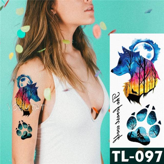 New Colorful And Black Womens Tattoo Temporary Flower Waterproof Elegant Modern Tattoo Realistic Design - STEVVEX Beauty - 103, 3D Tattoo, Animal Tattoo, Arm Tattoo, Beauty, Big Tattoo, Bird Tattoo, Black Tattoos, Body Tattoo, Butterfly Tattoo, Colorful Tattoo, Different Tattoo, Fashion Tattoo, Flower Tattoo, Girls Tattoo, Hand Tattoo, Lavender Tattoo, Leg Tattoo, Luxury Tattoo, Modern Tattoo, Stylish Tattoo, Tattoo, Waterproof Tattoo, Wedding Tattoo, Wolf Tattoo, Women Tattoo, Womens Tattoo - Stevvex.com