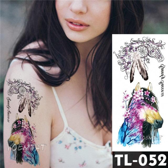 New Colorful And Black Womens Tattoo Temporary Flower Waterproof Elegant Modern Tattoo Realistic Design - STEVVEX Beauty - 103, 3D Tattoo, Animal Tattoo, Arm Tattoo, Beauty, Big Tattoo, Bird Tattoo, Black Tattoos, Body Tattoo, Butterfly Tattoo, Colorful Tattoo, Different Tattoo, Fashion Tattoo, Flower Tattoo, Girls Tattoo, Hand Tattoo, Lavender Tattoo, Leg Tattoo, Luxury Tattoo, Modern Tattoo, Stylish Tattoo, Tattoo, Waterproof Tattoo, Wedding Tattoo, Wolf Tattoo, Women Tattoo, Womens Tattoo - Stevvex.com