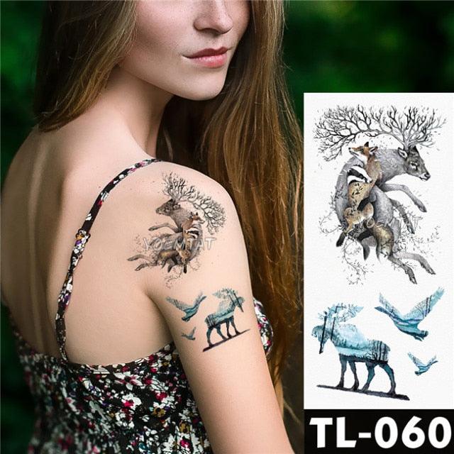 New Colorful And Black Womens Tattoo Temporary Flower Waterproof Elegant Modern Tattoo Realistic Design - STEVVEX Beauty - 103, 3D Tattoo, Animal Tattoo, Arm Tattoo, Beauty, Big Tattoo, Bird Tattoo, Black Tattoos, Body Tattoo, Butterfly Tattoo, Colorful Tattoo, Different Tattoo, Fashion Tattoo, Flower Tattoo, Girls Tattoo, Hand Tattoo, Lavender Tattoo, Leg Tattoo, Luxury Tattoo, Modern Tattoo, Stylish Tattoo, Tattoo, Waterproof Tattoo, Wedding Tattoo, Wolf Tattoo, Women Tattoo, Womens Tattoo - Stevvex.com