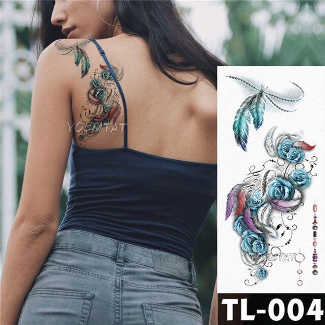 New Colorful And Black Womens Tattoo Temporary Flower Waterproof Elegant Modern Tattoo Realistic Design - STEVVEX Beauty - 103, 3D Tattoo, Animal Tattoo, Arm Tattoo, Beauty, Big Tattoo, Bird Tattoo, Black Tattoos, Body Tattoo, Butterfly Tattoo, Colorful Tattoo, Different Tattoo, Fashion Tattoo, Flower Tattoo, Girls Tattoo, Hand Tattoo, Lavender Tattoo, Leg Tattoo, Luxury Tattoo, Modern Tattoo, Stylish Tattoo, Tattoo, Waterproof Tattoo, Wedding Tattoo, Wolf Tattoo, Women Tattoo, Womens Tattoo - Stevvex.com