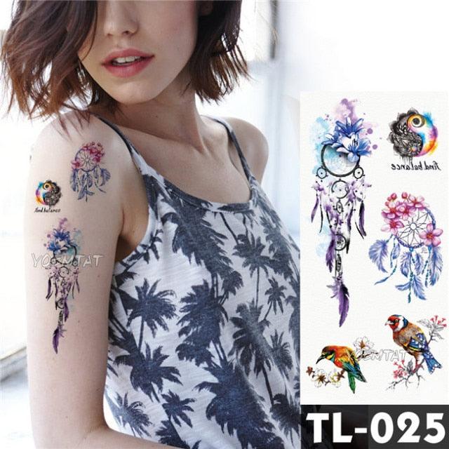 New Colorful And Black Womens Tattoo Temporary Flower Waterproof Elegant Modern Tattoo Realistic Design - STEVVEX Beauty - 103, 3D Tattoo, Animal Tattoo, Arm Tattoo, Beauty, Big Tattoo, Bird Tattoo, Black Tattoos, Body Tattoo, Butterfly Tattoo, Colorful Tattoo, Different Tattoo, Fashion Tattoo, Flower Tattoo, Girls Tattoo, Hand Tattoo, Lavender Tattoo, Leg Tattoo, Luxury Tattoo, Modern Tattoo, Stylish Tattoo, Tattoo, Waterproof Tattoo, Wedding Tattoo, Wolf Tattoo, Women Tattoo, Womens Tattoo - Stevvex.com