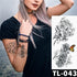 New Colorful And Black Womens Tattoo Temporary Flower Waterproof Elegant Modern Tattoo Realistic Design - STEVVEX Beauty - 103, 3D Tattoo, Animal Tattoo, Arm Tattoo, Beauty, Big Tattoo, Bird Tattoo, Black Tattoos, Body Tattoo, Butterfly Tattoo, Colorful Tattoo, Different Tattoo, Fashion Tattoo, Flower Tattoo, Girls Tattoo, Hand Tattoo, Lavender Tattoo, Leg Tattoo, Luxury Tattoo, Modern Tattoo, Stylish Tattoo, Tattoo, Waterproof Tattoo, Wedding Tattoo, Wolf Tattoo, Women Tattoo, Womens Tattoo - Stevvex.com