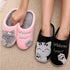 New Couples Cat Women Shoes Non-Slip Soft Warm Man House Slippers Indoor Bedroom Winter Home Slippers Memory Foam Fuzzy Slippers Cute Furry Fleece Slippers With Warm Plush Slip On House Shoes