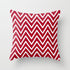 New Creative Red Cushion Case Hot Modern Home Outdoor Decorative Geometry Square Pillow Case Decorative Pillows Case Sofa Couch Seat Polyester Pillows Covers 45x45CM