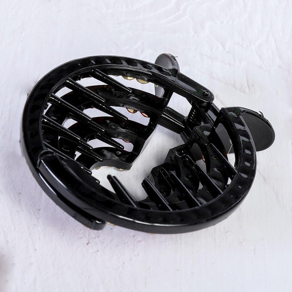 New Crystal Bird Nest Ponytail Holder Fair Crab Claw Clip Hairpin Rhinestone for Women Girls Accessories Barrettes Headwear Gorgeous Hair Accessories For Women