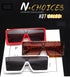 New Design New Stylish New Classic New Black & White Square Shape Sunglasses For Women New Fashionable Branded & Oversized Sun Glasses For Men New Luxury Shades Sunglasses For Men & Women