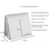 New Desktop Mini  Standing Polaroid Photo Album Scrapbooking Photocards album for cards stamps Photo Frame Instar Tabletop Flip Calendar Photo Album Gifts For Everyone