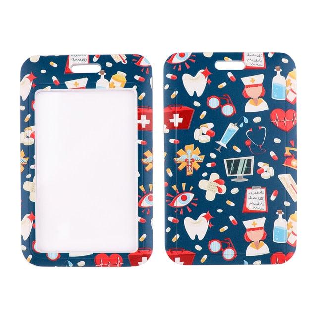 New Doctor Nurse Neck Strap Keychain Holder ID Card Pass Hang Rope Lanyard Key Chain ID Badge Holder Medical Student Gift