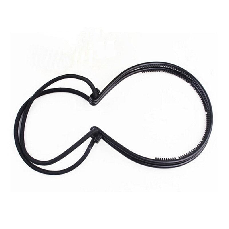 New Double Root Hair Hoop Head Band Adjustable Hair Clips Women Hoop Elastic Rubber Bands Ring Hair Styling Tools Hair Braider For Women Hair Styling - ALLURELATION - 508, accessories, braid tool, colorful headbands, cute hair ties, cute headbands, gifts for girls, Hair Band, hair bands, hair braider for women, hair ties, hairstyling tools, headwear, High Quality Hair Tie, luxury hair accessories, women hair accessories, women's accessories, Women's Fashion - Stevvex.com