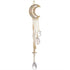New Fashion Crystal Rhinestone Moon Tassel Hairpin Five-pointed Star Pendant Luxury Jewelry Crystal Side Clip Gorgeous Hair Accessories For Women