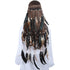 New Fashion Feather Rope Crown Hair Band Boho White Elastic Festival Headband for Women Fashion Female Gorgeous Hair Accessories For Women