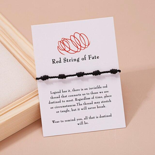 New Fashion Handmade Braided Rope Couple Bracelet For Women Men Charm Lucky Heart Knot Adjustable Rope Bracelets Red Cord Bracelet Braided Knot For Mens Womens