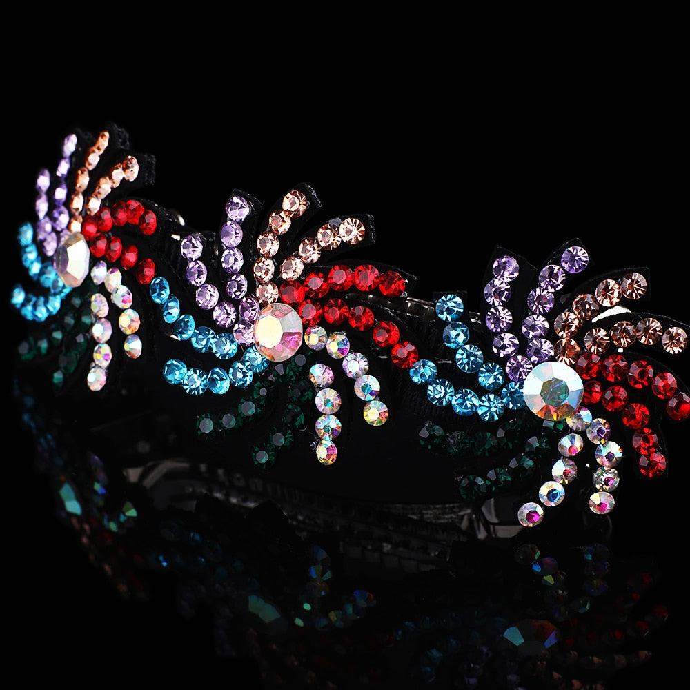 New Fashion Rhinestone Hairpin for Women Banana Clip Bow Girls Hair Clip Elegant Ladies Barrettes Hear Accessories