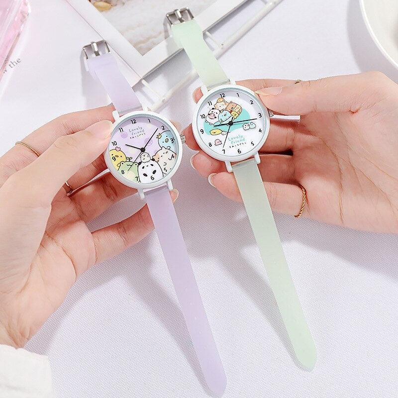 New Fashion Student Sport Watch Luminous Watch Boys Girls Kids Watch Childrens Silicone Strap Wristwatch Outdoor Simple Children Wristwatch Colorful Boys Girls Watches