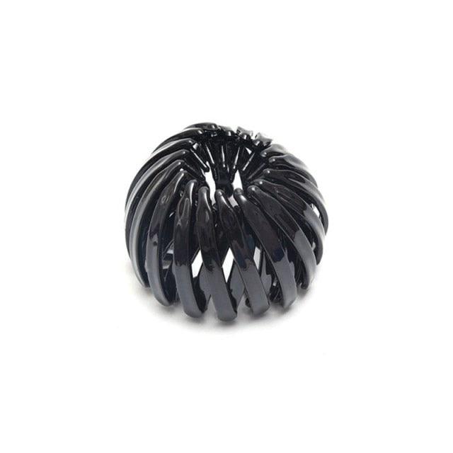 New Fashion Women Bun Hair Claw Horsetail Buckle Hair Clip Bird Nest Expanding Hair Accessories Female Ponytail Hair Accessories For Women