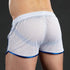 New Gym Men's Sport Running Shorts Quick Dry grid Workout Short Pants GYM Wear Men Soccer Tennis Training Beach Swim Shorts Men's Boxer Shorts Ice Silk Mesh Underwear Breathable Basic Boxer Briefs Underpants Sports Shorts