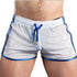 New Gym Men's Sport Running Shorts Quick Dry grid Workout Short Pants GYM Wear Men Soccer Tennis Training Beach Swim Shorts Men's Boxer Shorts Ice Silk Mesh Underwear Breathable Basic Boxer Briefs Underpants Sports Shorts