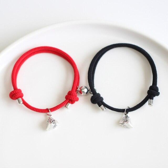 New Magnets Bracelets Attract Each Other Couple Lover Bracelet Pendants Charm Bracelet Mountain And Ocean Matching Magnetic Bracelets For Women Men And Best Friends Relationship Bracelets