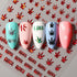 New Mixed Acrylic Stickers Manicure Decoration Weed Leaf Designs Nail Accessories Nail Art Decals Water Transfer Nail Decals Sticker For Pretty Girl Self-Adhesive Nail Decals Designer Nail Stickers for Acrylic