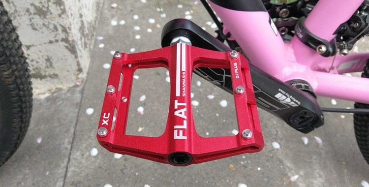 New mountain bike 8 Colors Platform Alloy Road Bike Pedals Ultralight Bicycle Pedal Bike Accessories  Sealed Bearing Mountain Bicycle Flat Pedals Lightweight Aluminum Alloy Wide Platform Cycling Pedal Universal Lightweight Aluminum Alloy
