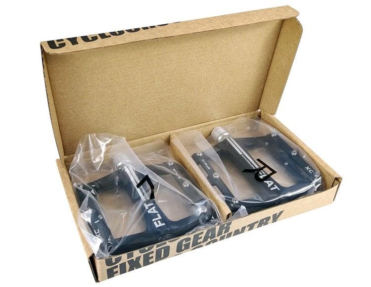 New mountain bike 8 Colors Platform Alloy Road Bike Pedals Ultralight Bicycle Pedal Bike Accessories  Sealed Bearing Mountain Bicycle Flat Pedals Lightweight Aluminum Alloy Wide Platform Cycling Pedal Universal Lightweight Aluminum Alloy