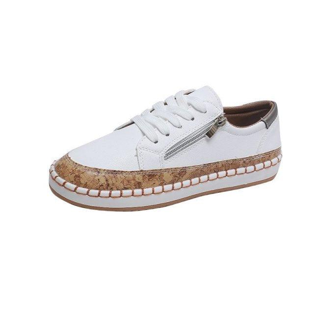 New Popular Womens Shoes Colorful Beautiful Flower Printing Shoes Lace-up Flat Women's Casual Womens Sneakers High-Quality Women's White Sports Casual Couple Shoes Summer Trainers Walking Sneakers