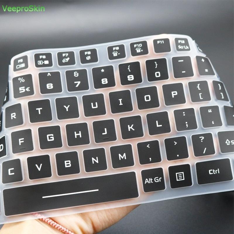 Laptop Keyboard Cover Skin  Gaming Laptop Keyboard Skin Protector For Gaming Lovers Perfect Fit Silicone Skin Keyboard Covers For Laptops Acessories