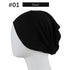 New Winter Autumn Soft Solid Color Inner Hijab  Cap Lightweight Muslim Turban Elegant Hijab Caps Hat Islam Under Scarf  Undercap Bonnet Color Soft Jersey Stretch Hijab's Tube Cap Hat Hijab Bonnet Muslim Women Scarf Turbans Head For Women