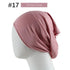 New Winter Autumn Soft Solid Color Inner Hijab  Cap Lightweight Muslim Turban Elegant Hijab Caps Hat Islam Under Scarf  Undercap Bonnet Color Soft Jersey Stretch Hijab's Tube Cap Hat Hijab Bonnet Muslim Women Scarf Turbans Head For Women