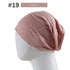 New Winter Autumn Soft Solid Color Inner Hijab  Cap Lightweight Muslim Turban Elegant Hijab Caps Hat Islam Under Scarf  Undercap Bonnet Color Soft Jersey Stretch Hijab's Tube Cap Hat Hijab Bonnet Muslim Women Scarf Turbans Head For Women